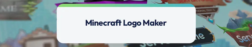 Minecraft server logo maker heading
