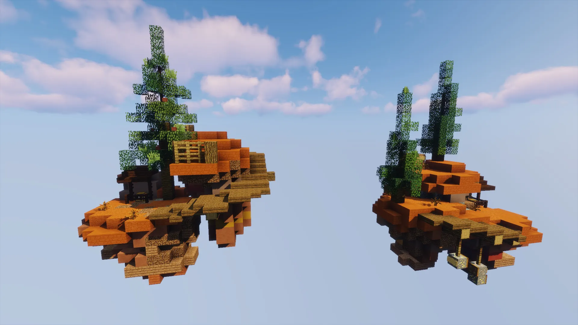 25x Skyblock starting islands