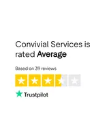 Convivial Services is rated Great with 3.8 / 5 on Trustpilot