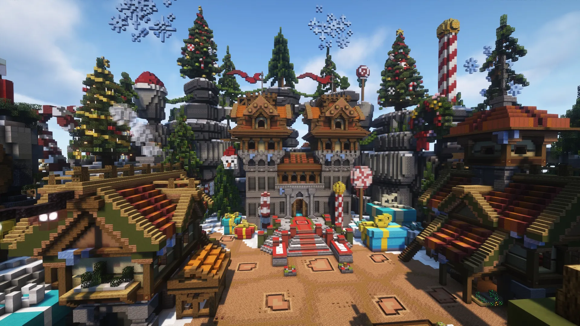 Winter Medieval Server Spawn | BuiltByBit