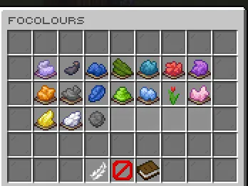 Player colour menu showing selectable chat colours