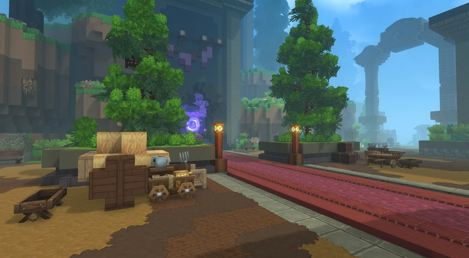 Yellow Simple Island - Hytale Build