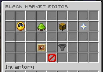 Blackmarket Admin Editor
