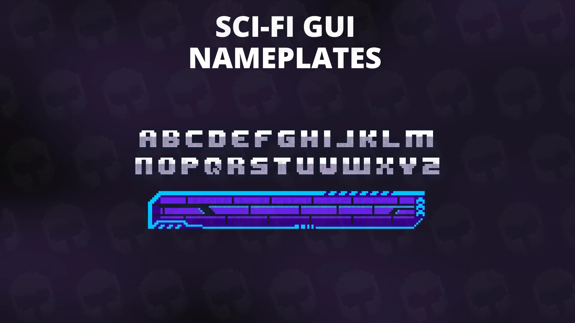 Sci-fi GUI Nameplates