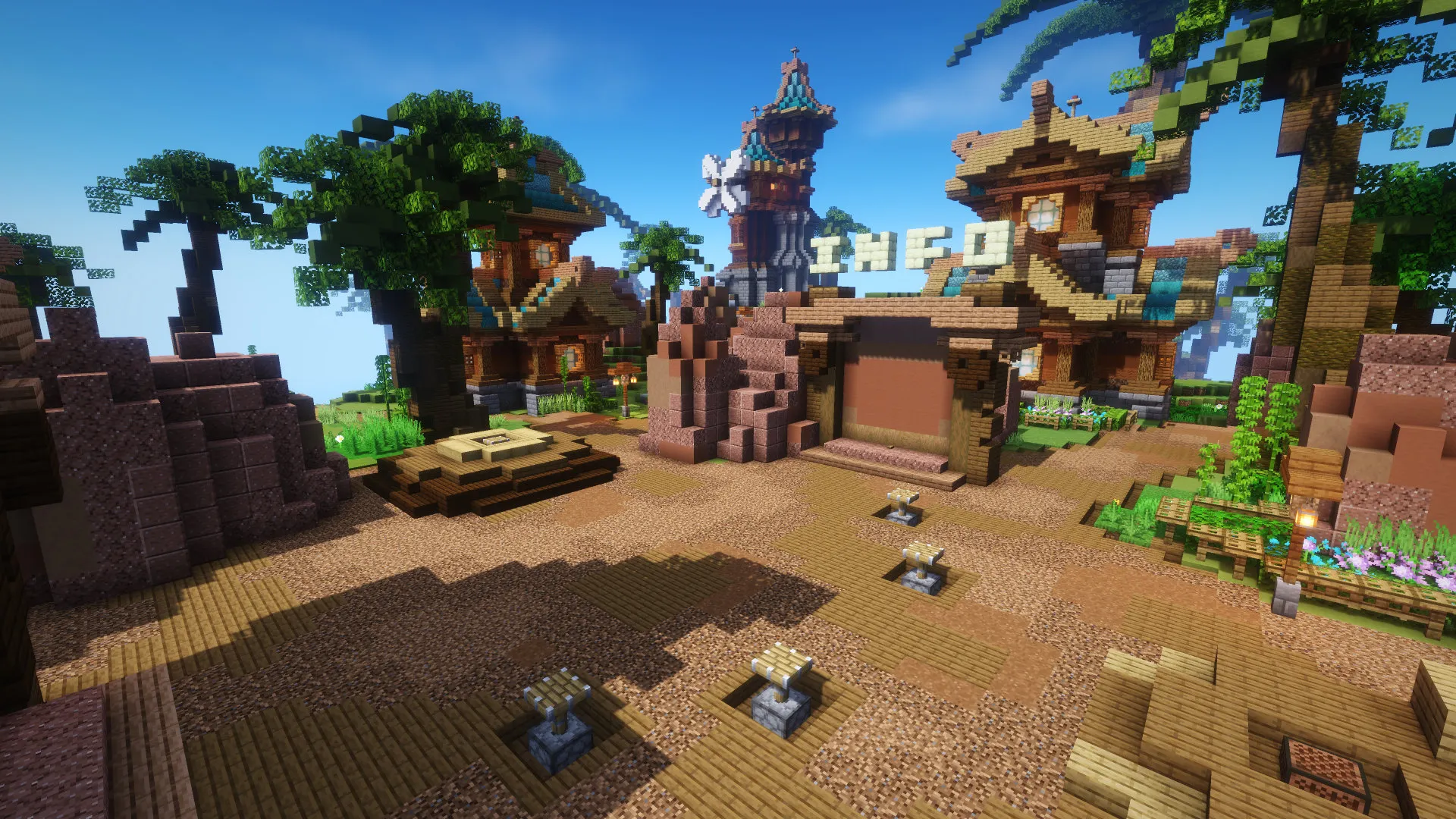 BedWars Tropical Village