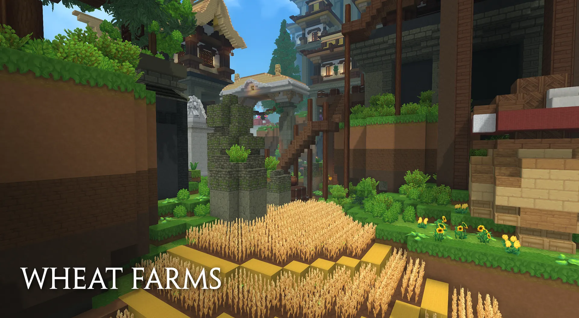 Yellow Simple Island - Hytale Build