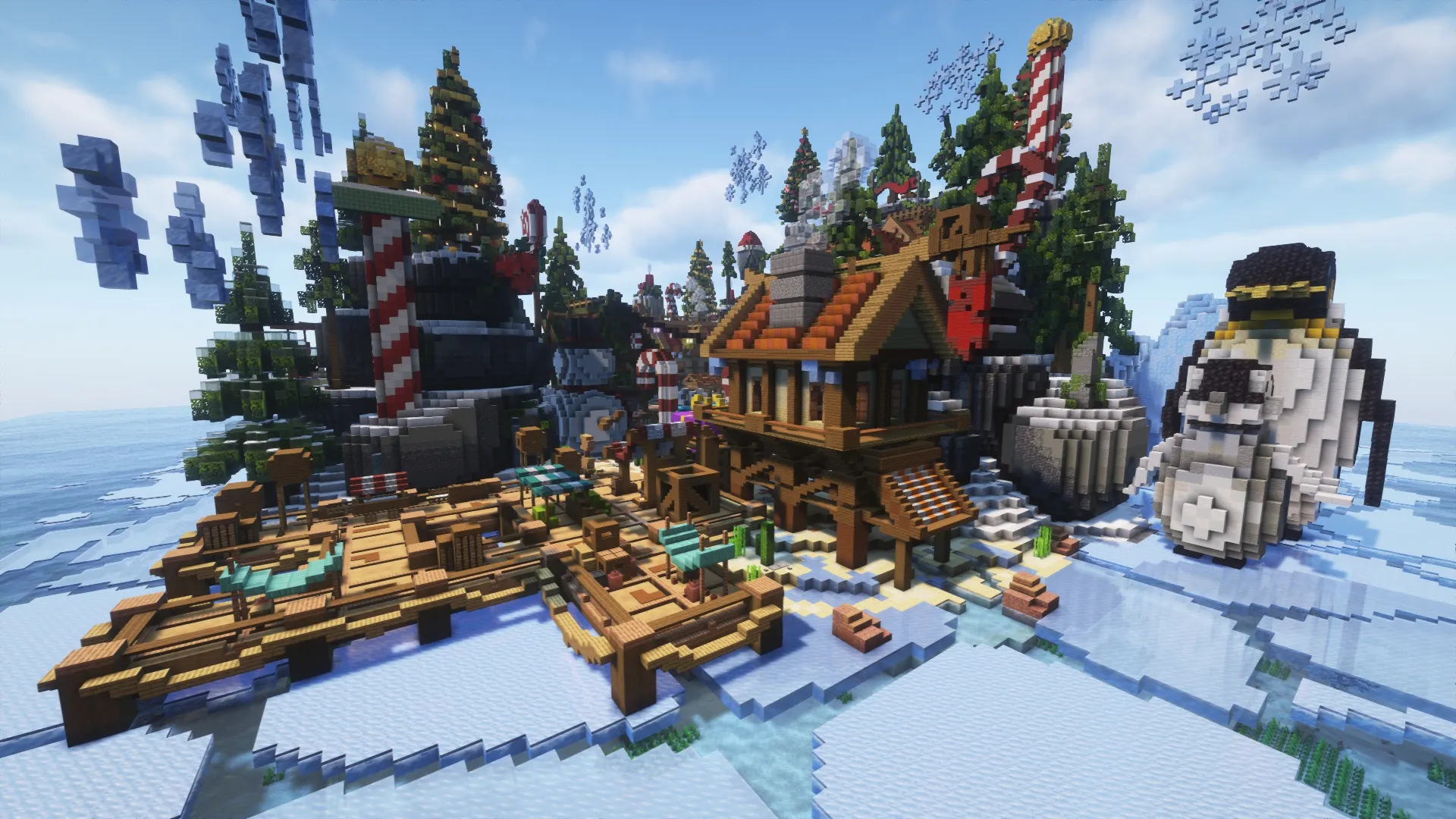 Winter Medieval Server Spawn | BuiltByBit