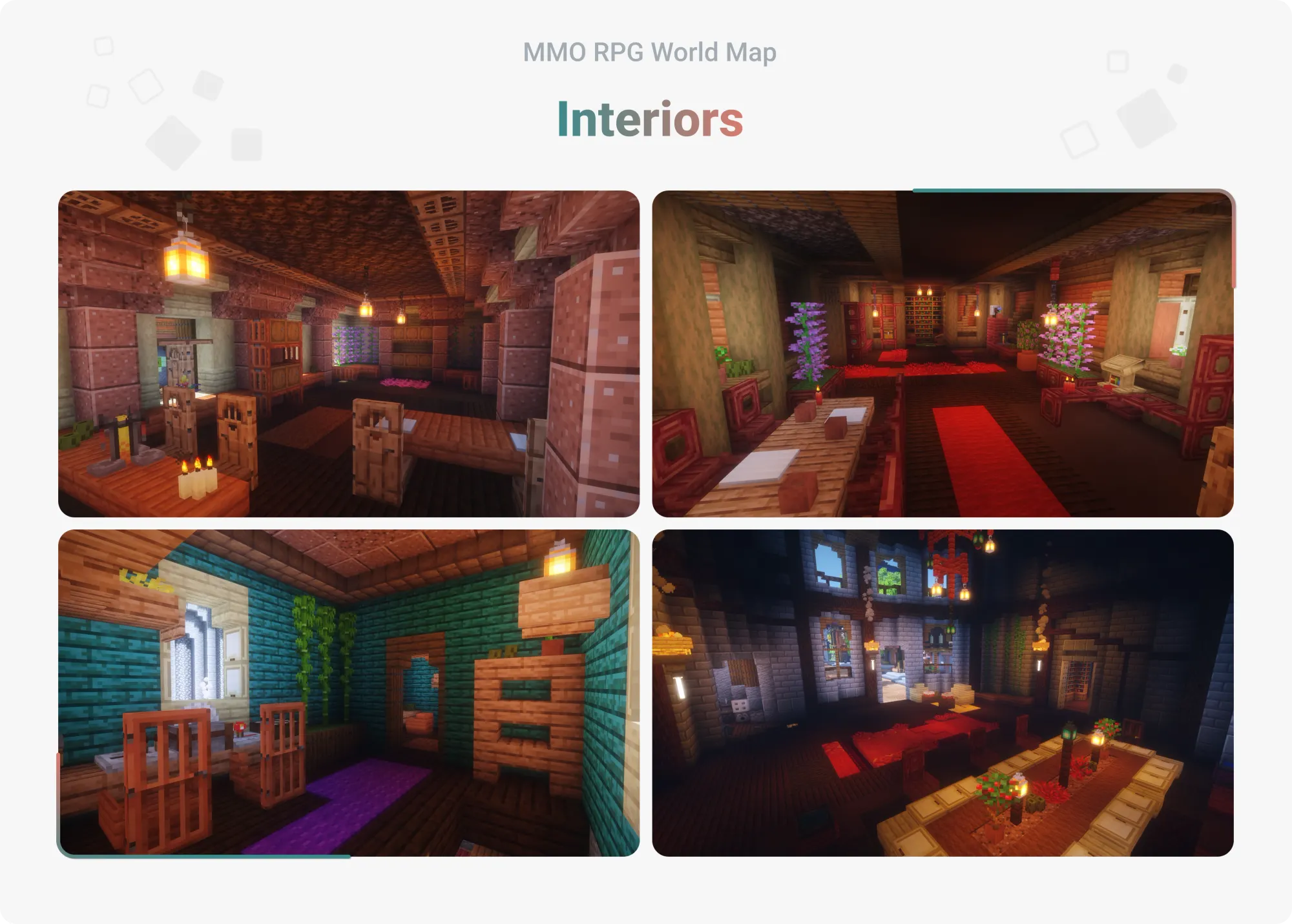 MMO RPG World Map - Interiors