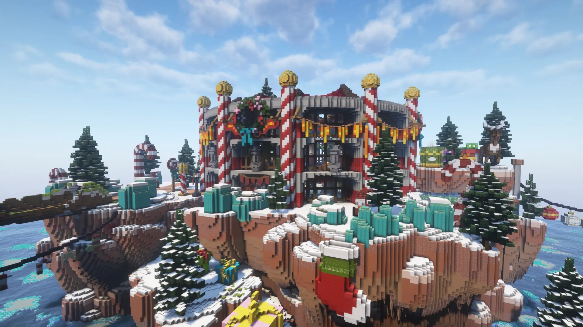 Winter Elysian Cascade Isles | BuiltByBit