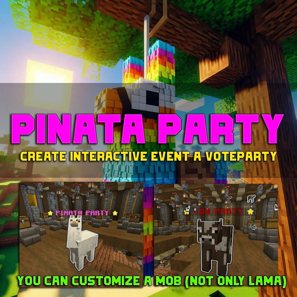 Pinata Party - Create Interactive Event | BuiltByBit