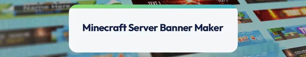 Minecraft server banner maker heading
