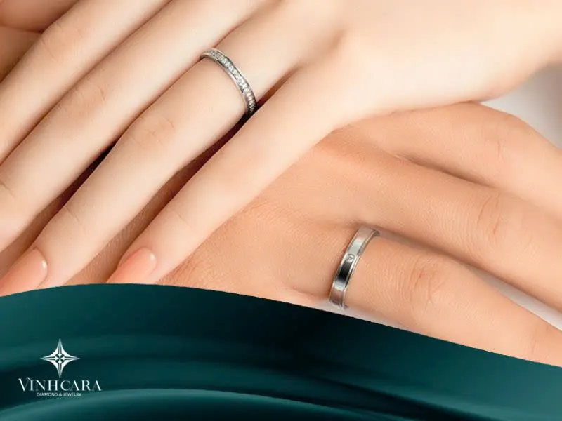 Nhẫn cưới kim cương giúp gắn kết tình yêu lứa đôi