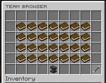 Admin team browser or editor