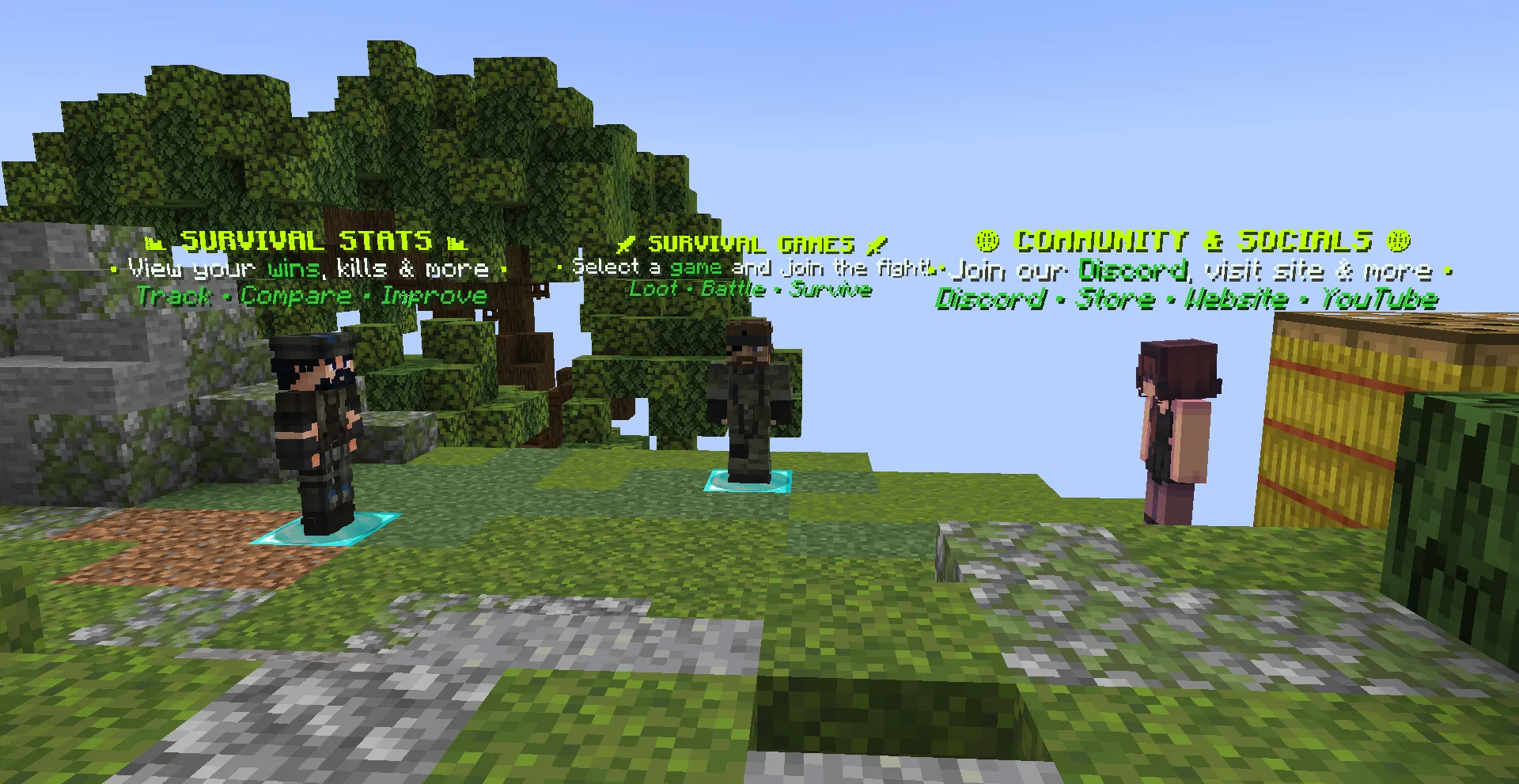 NPCs Preview in Survival Games