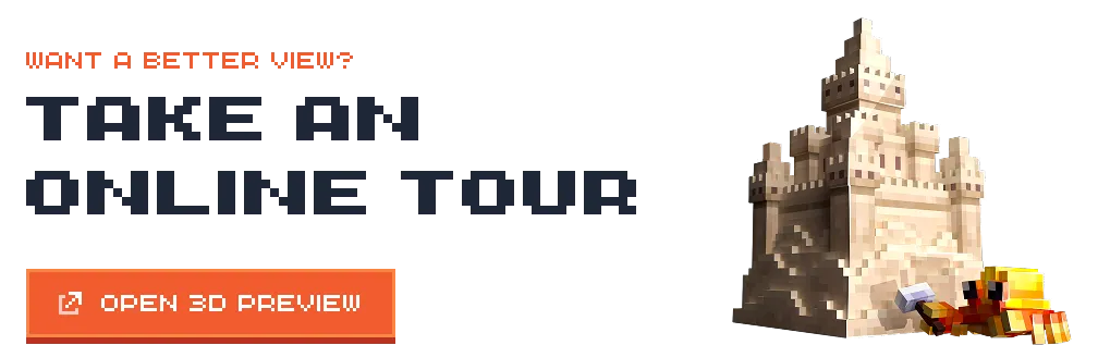 Clickable image with title Want a better view? Take an online tour and a button saying Open 3D preview