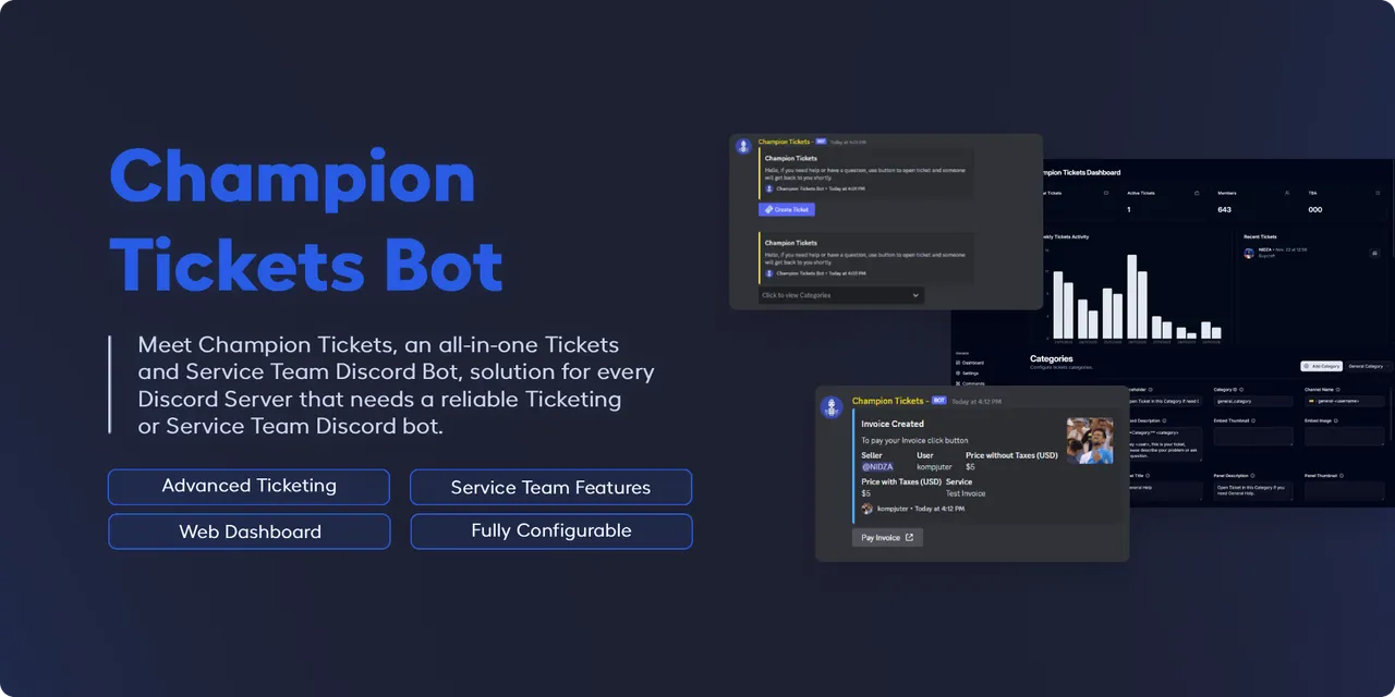 Champion Tickets Bot | BuiltByBit