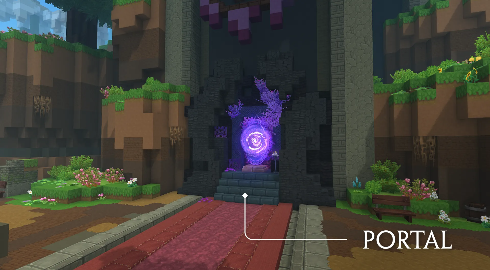 Yellow Simple Island - Hytale Build
