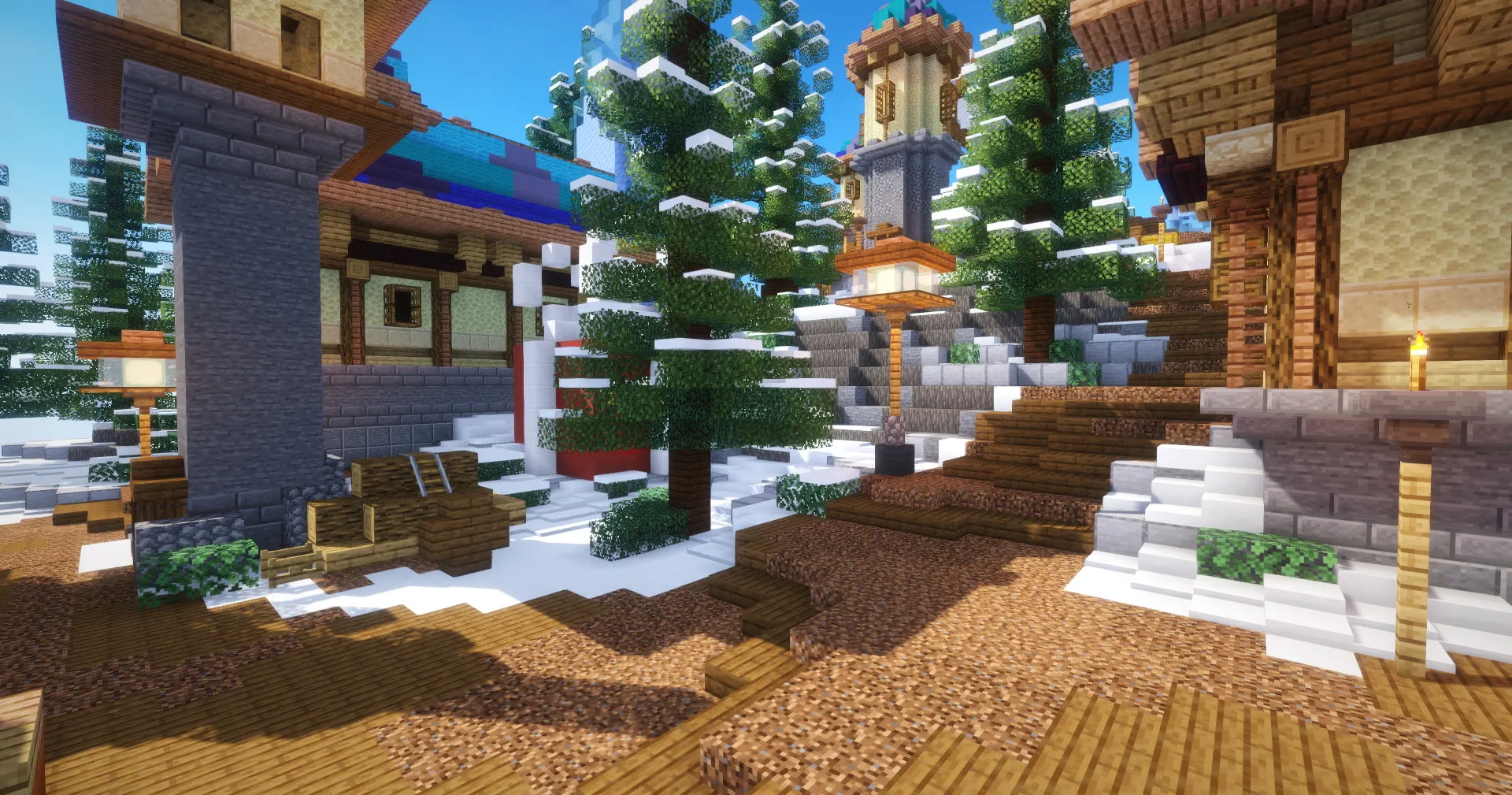 Winter Lobby - Magical Village | BuiltByBit