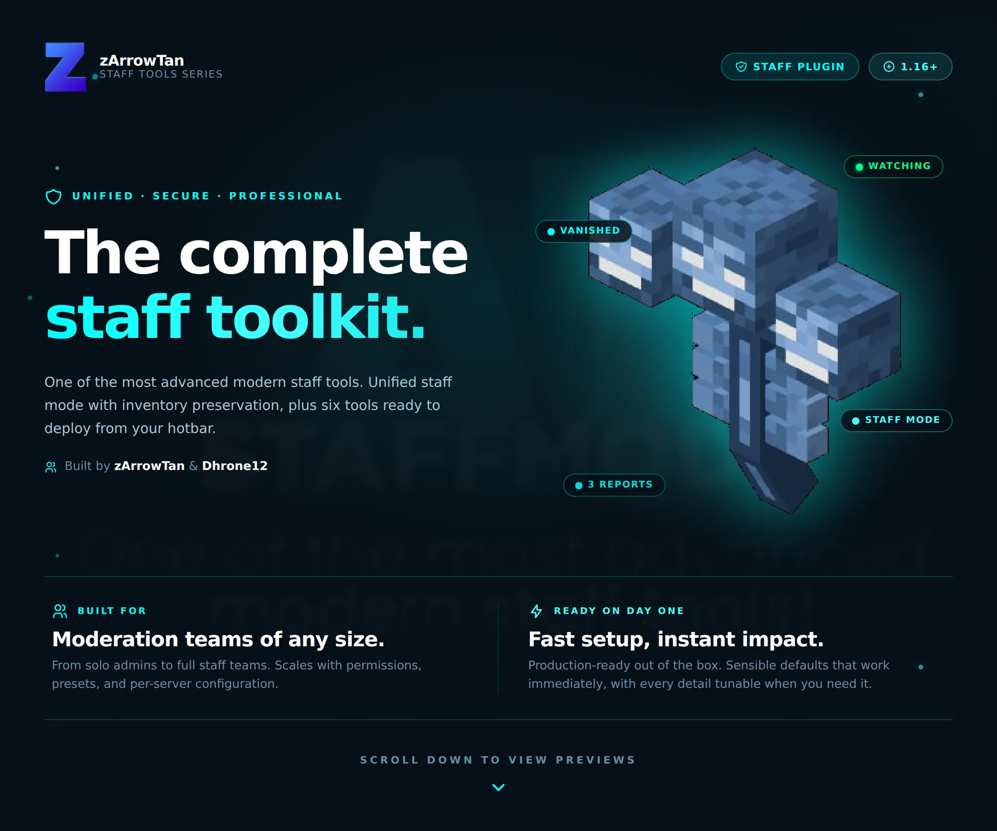 AT-StaffMode | Your Ultimate Staff Tool | BuiltByBit