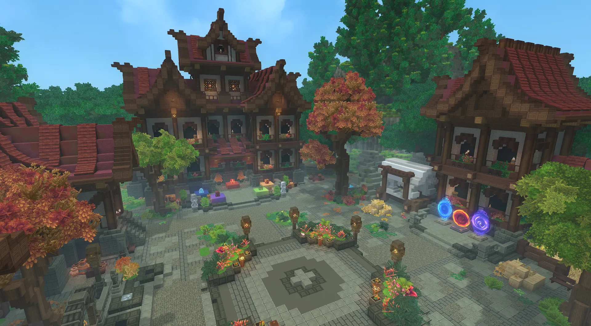 Medieval Server Spawn - Hytale Build