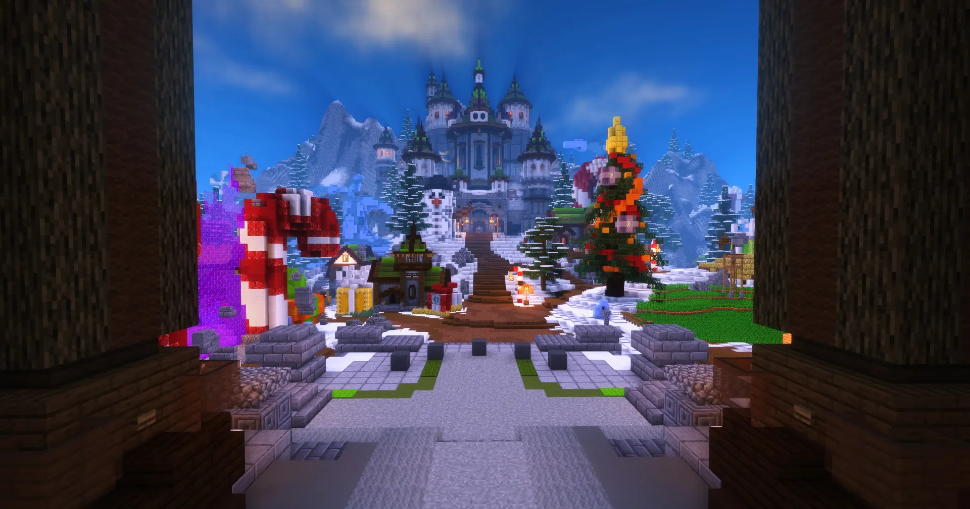Winter Spawn - Survival Castle | BuiltByBit