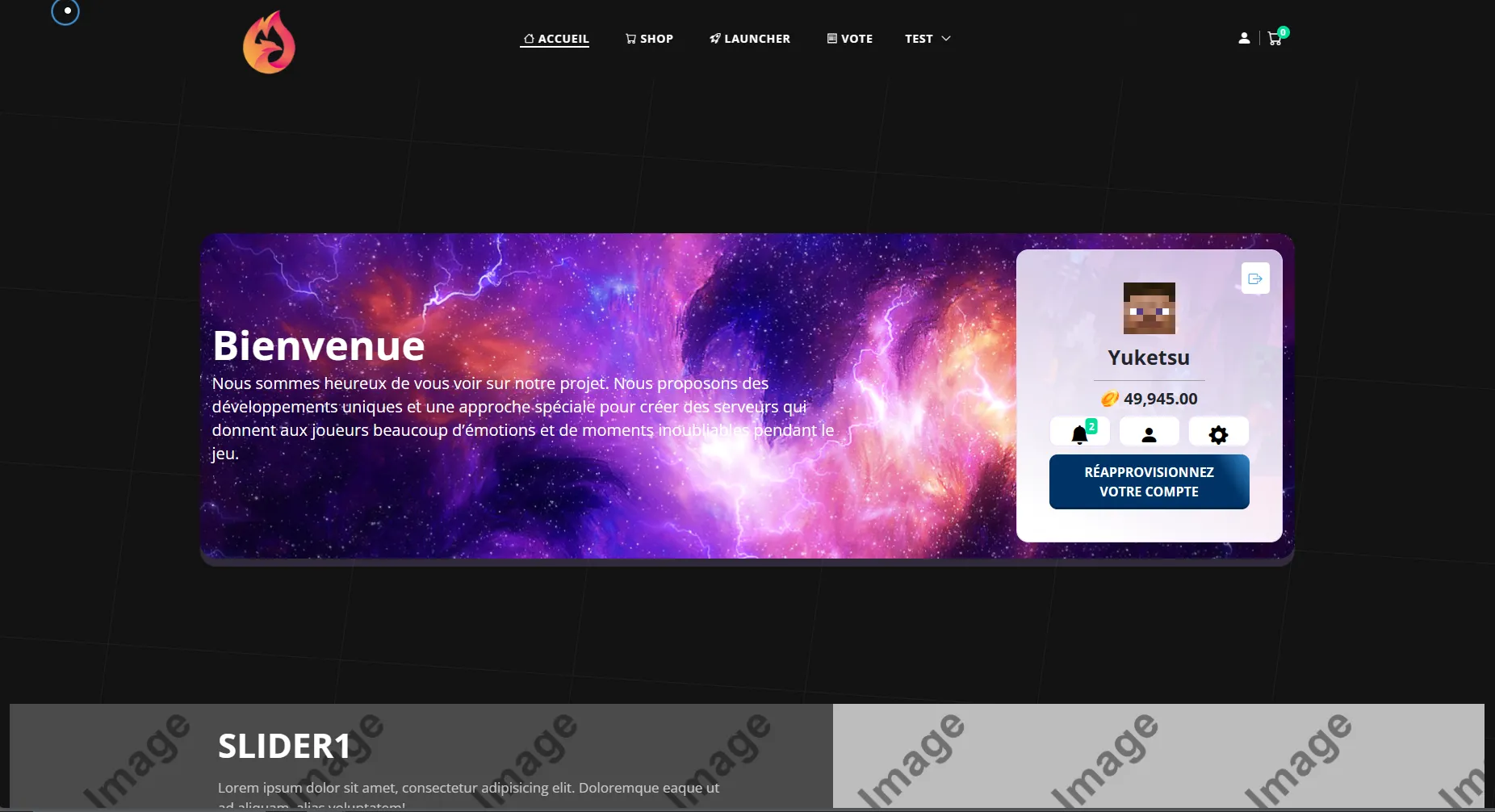 AZURIOM - NextGen Theme | BuiltByBit