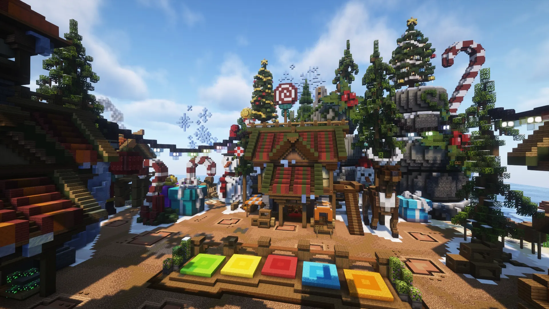 Winter Medieval Server Spawn | BuiltByBit