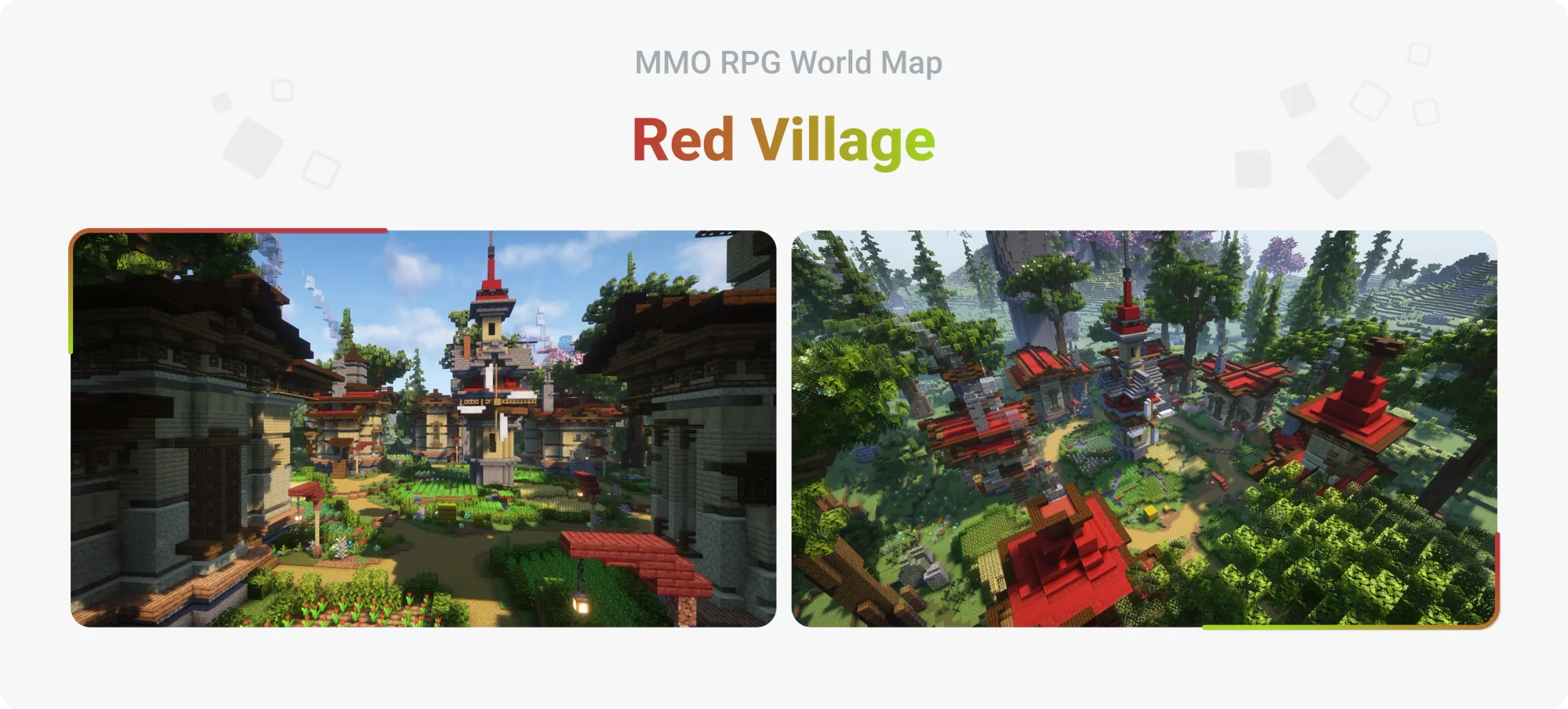 MMO RPG World Map - Red Village