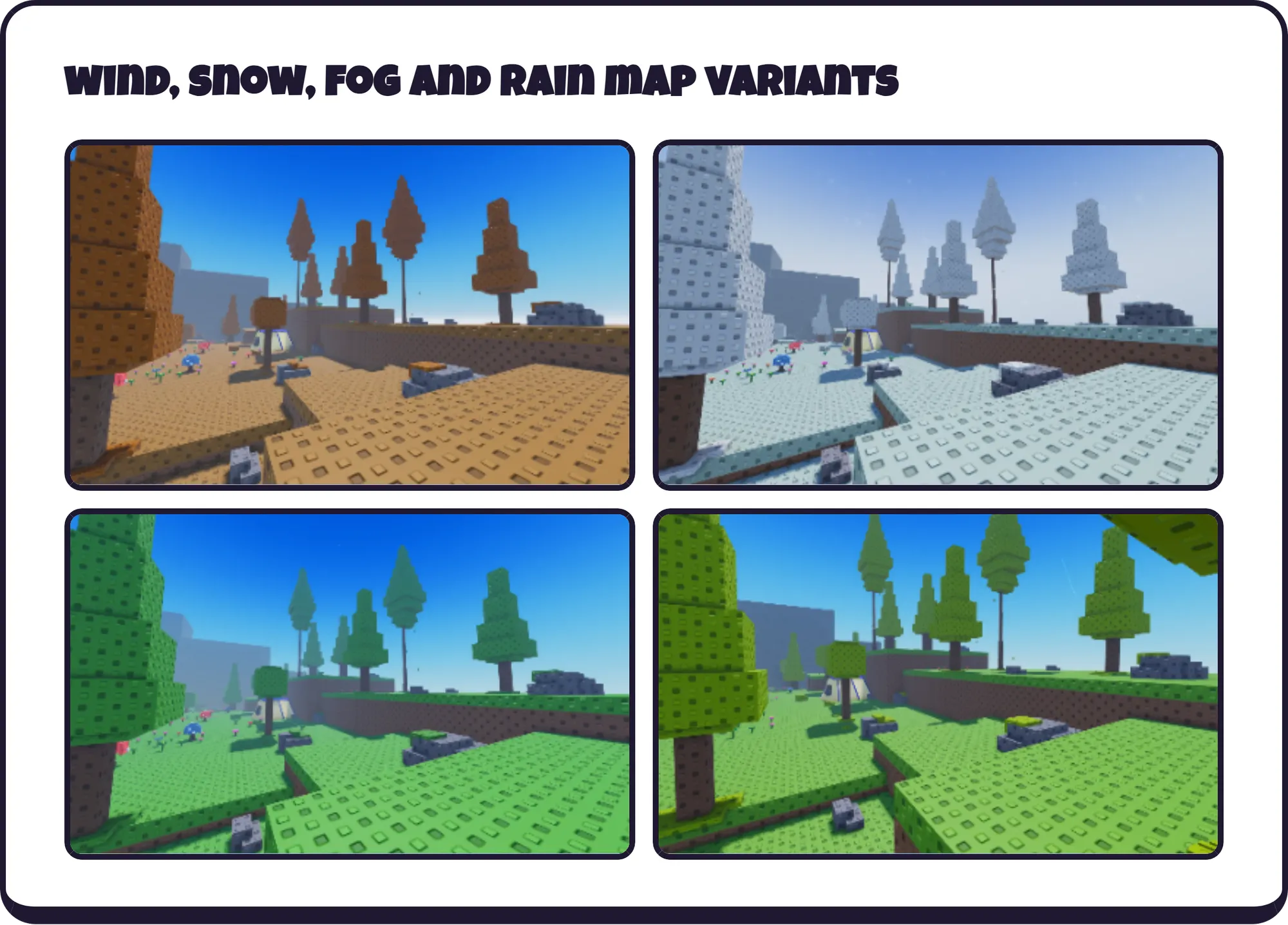 wind, snow, fog and rain map variants [Images]