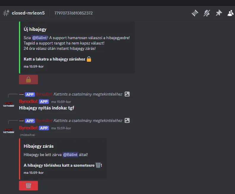 Discord Ticket System Bot | BuiltByBit