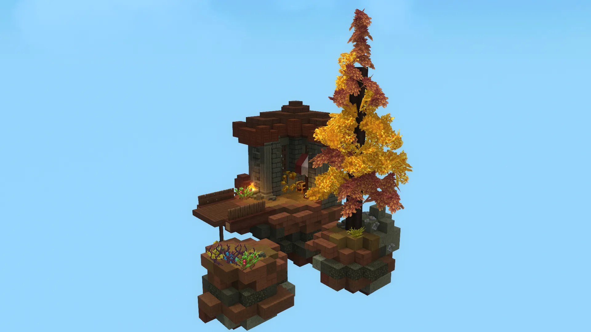 25x SkyBlock Islands - Hytale Build