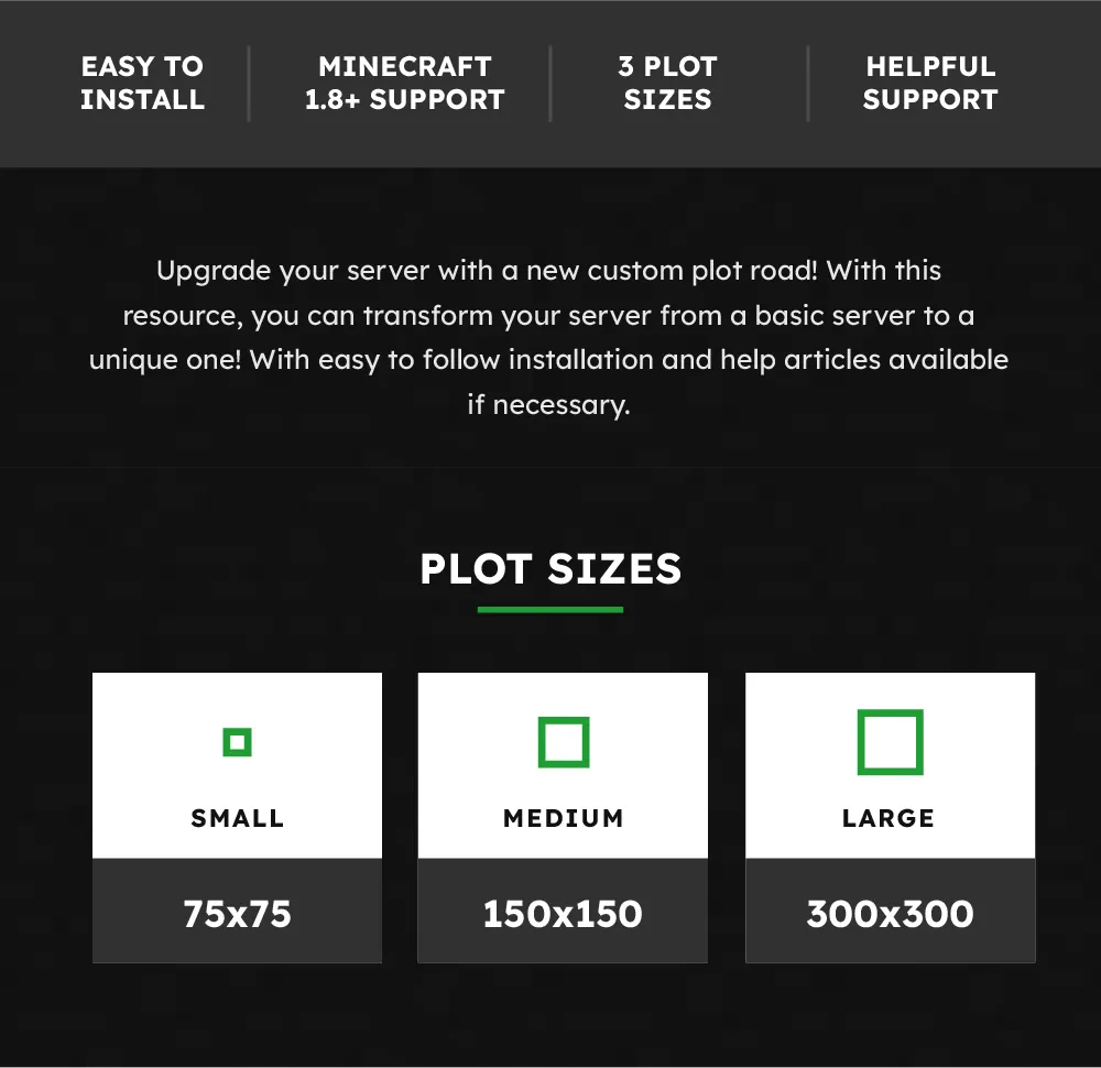 Custom Plot Road | City Builder Plots | BuiltByBit