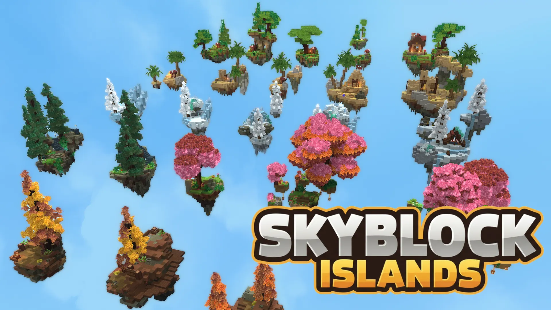 25x SkyBlock Islands - Hytale Build