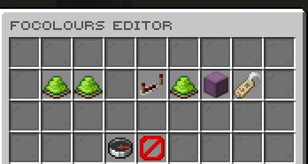 Admin editor menu for FoColours setup