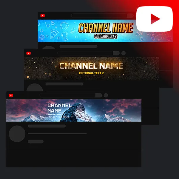 YouTube channel banners