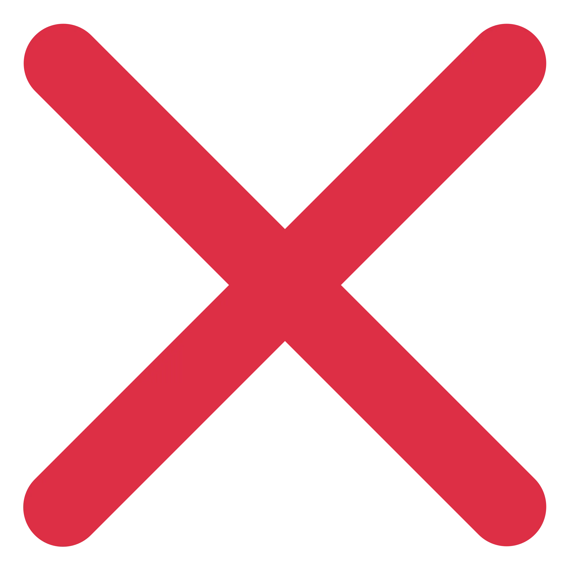 ❌
