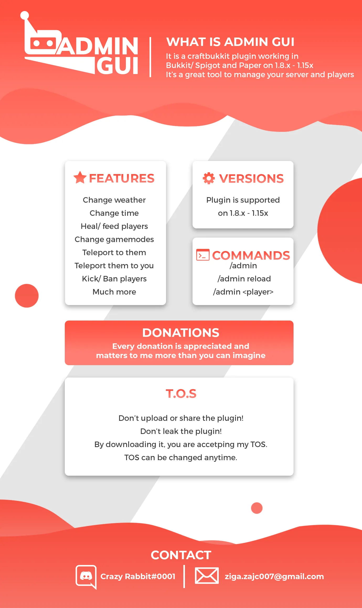 Admin GUI | BuiltByBit
