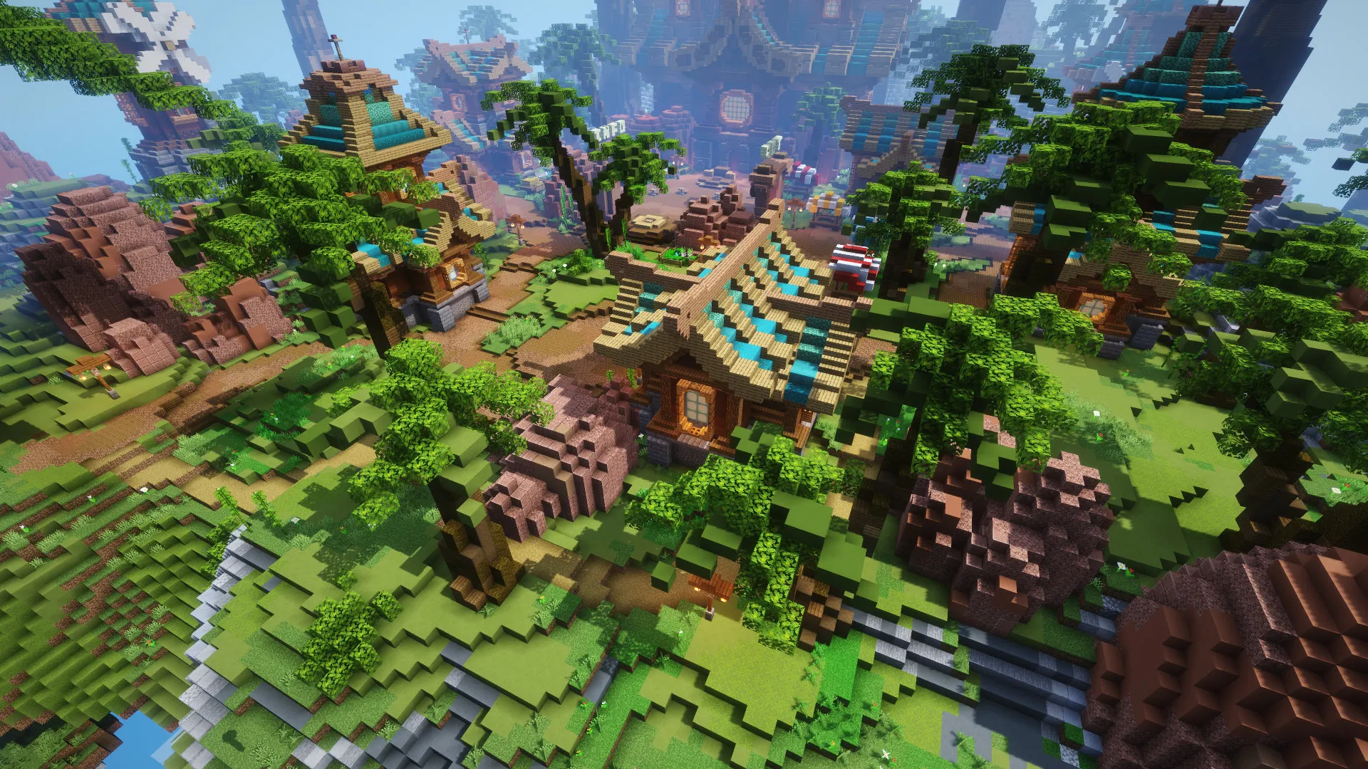 BedWars Tropical Village