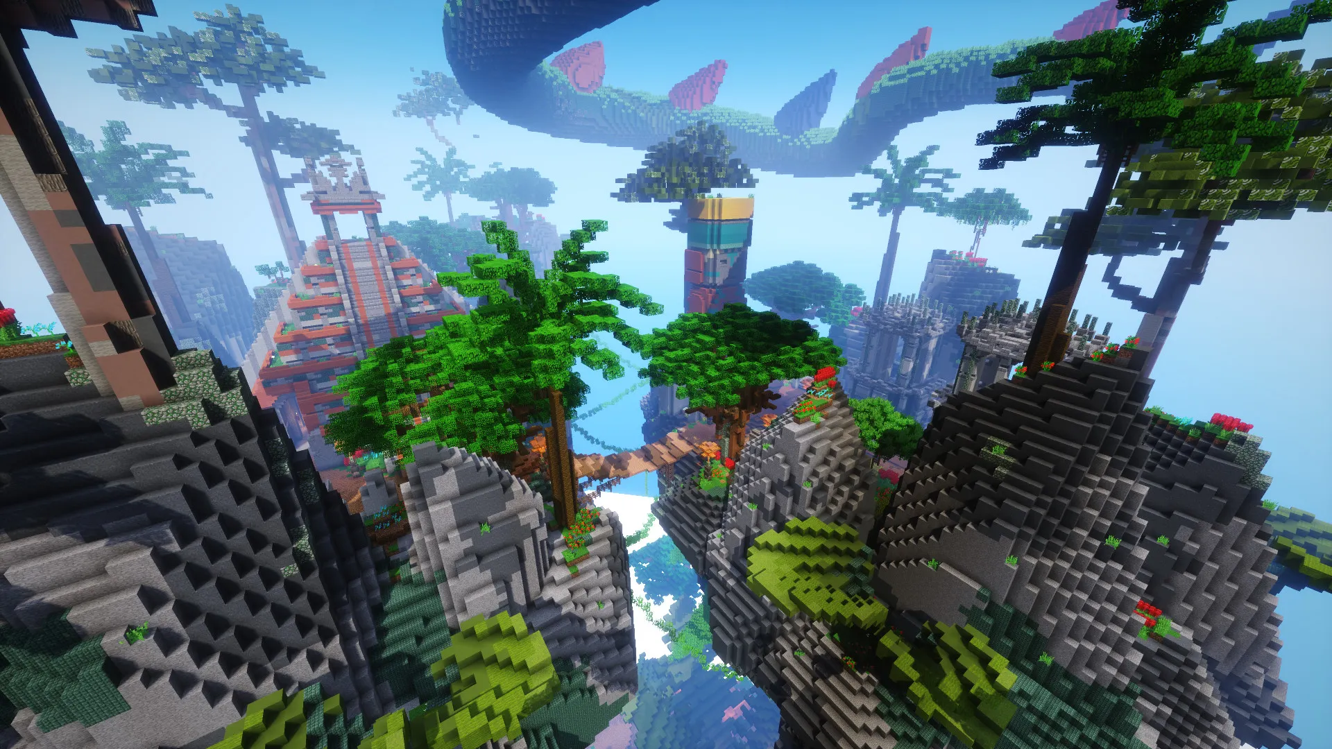 Aztec SkyBlock Spawn