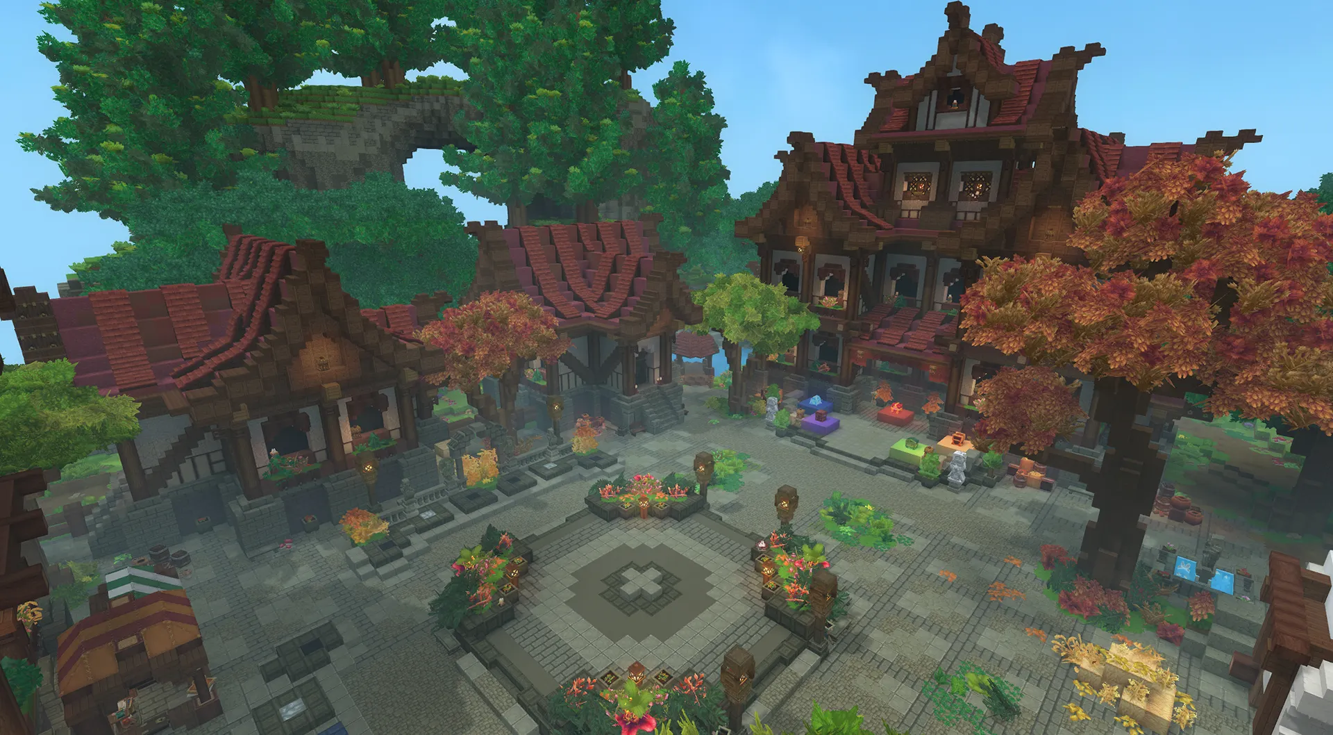 Medieval Server Spawn - Hytale Build