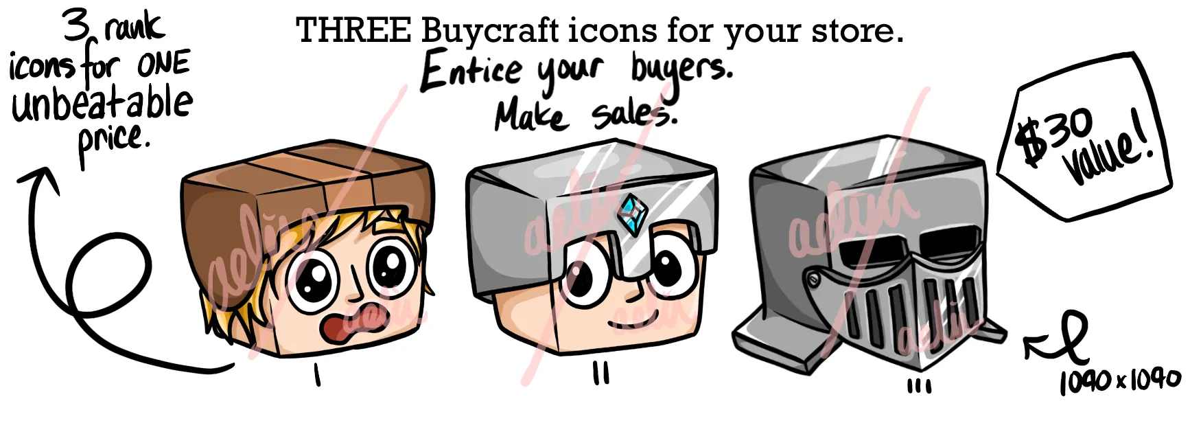 FREE Hand-Drawn Character Server Icon | BuiltByBit
