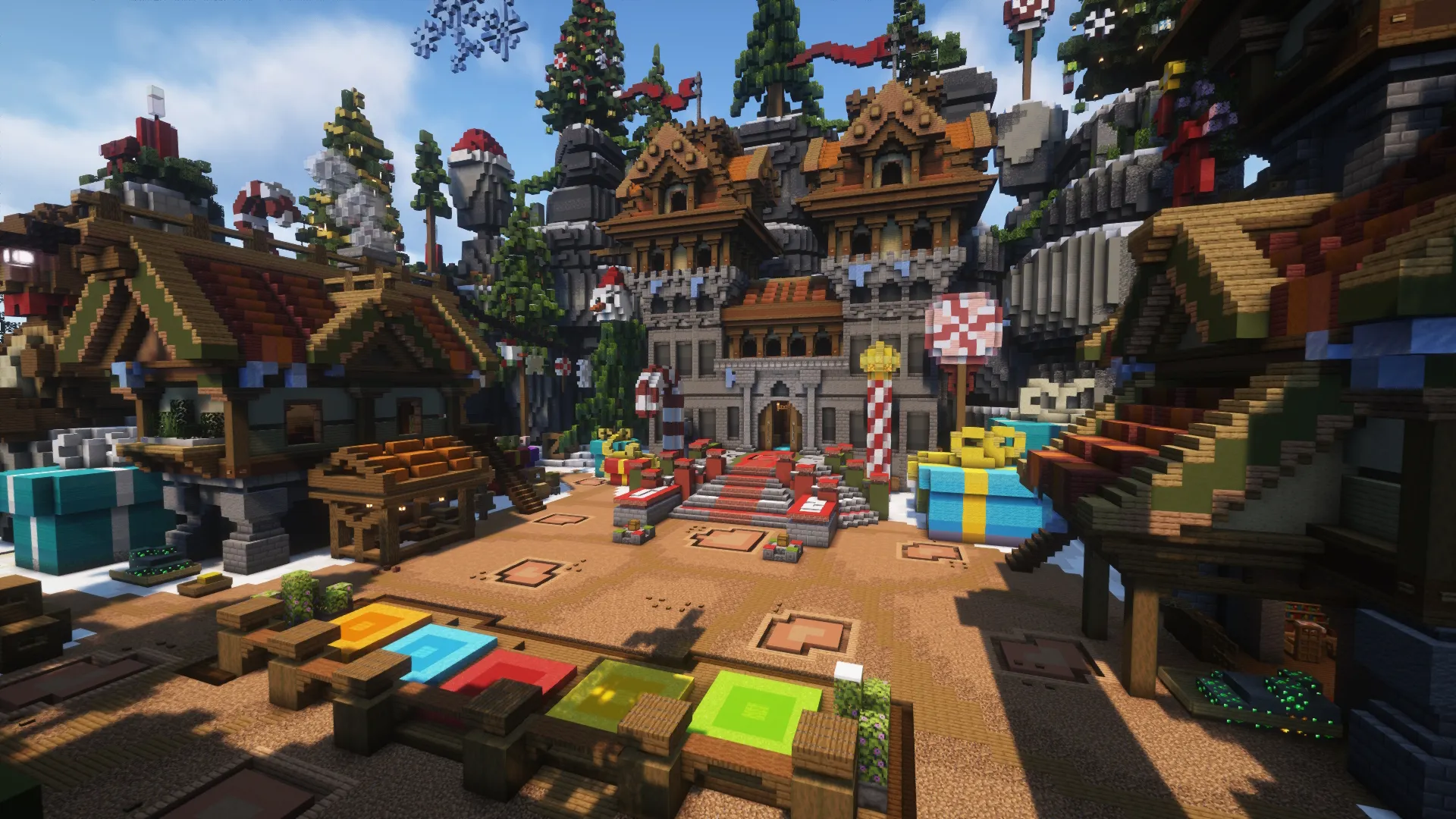Winter Medieval Server Spawn | BuiltByBit