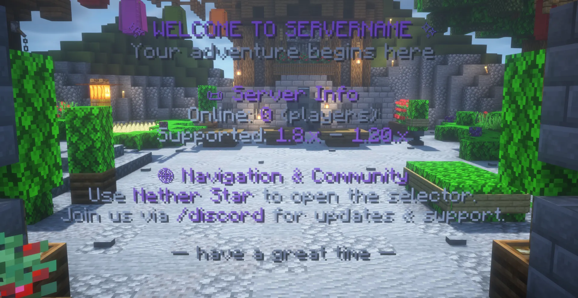 Modern Lobby Setup | Modern Series | BuiltByBit